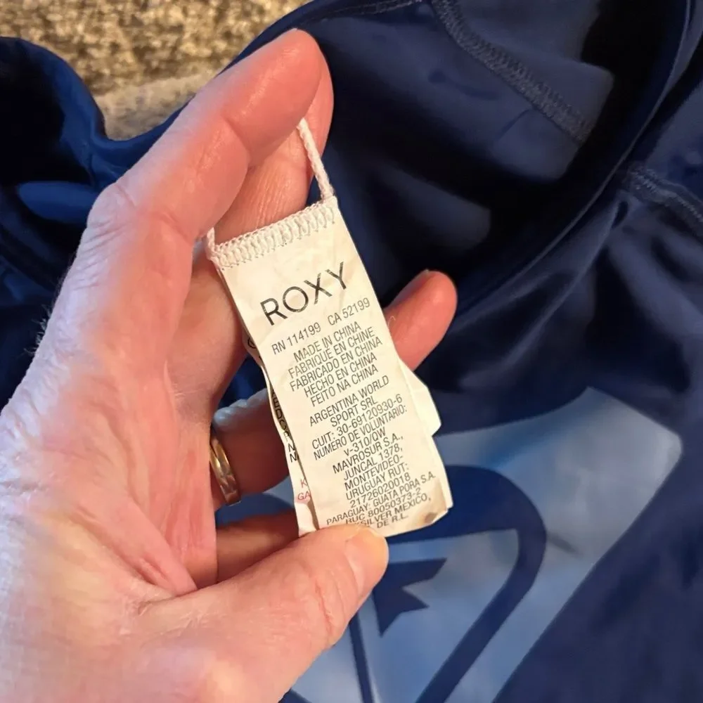 Roxy Navy and Floral Rashguard